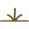 Ekena Millwork Richland Rough Sawn Timber Gable Bracket, Western Red Cedar, 72"W x 45"H x 2"D x 4"F, 15/12 Pitch GBW072X45X0204RIC00RWR - alternate 4